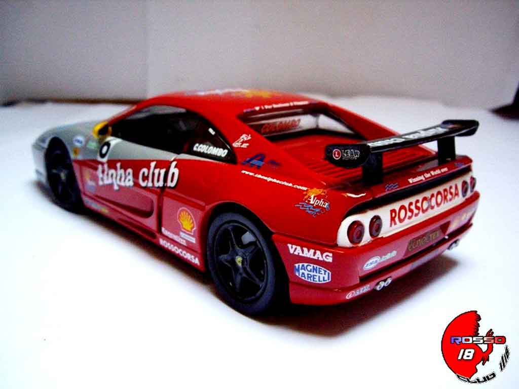Ferrari F355 Berlinetta Saloon challenge #6 c.colombo 1/18 Hot Wheels