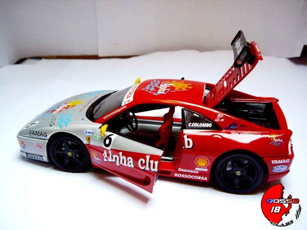 Ferrari F355 Berlinetta Saloon challenge #6 c.colombo 1/18 Hot Wheels