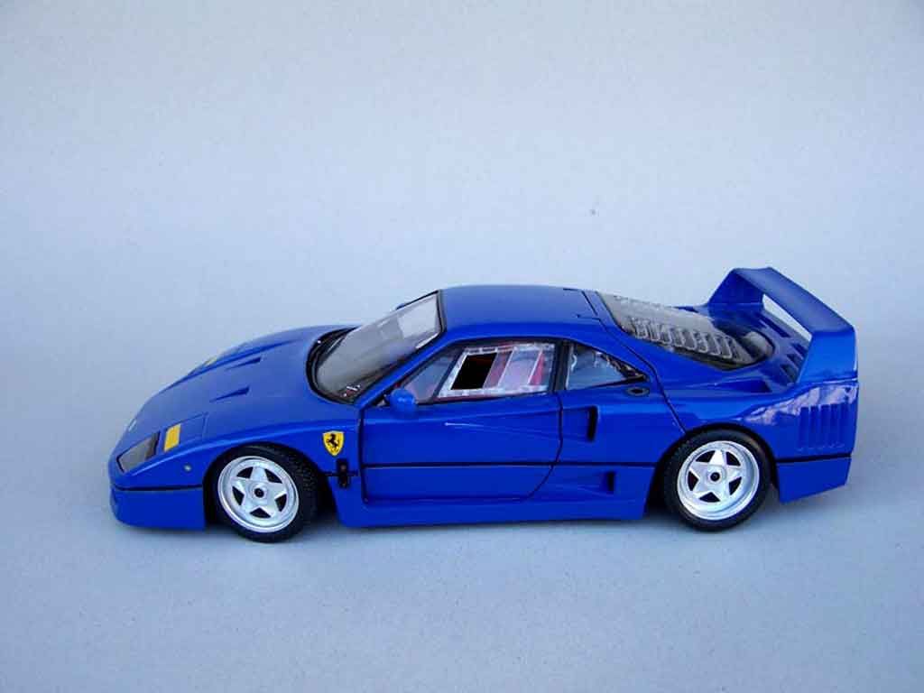 Ferrari F40 Coupe stradale blue rfr sport 1/18 Burago