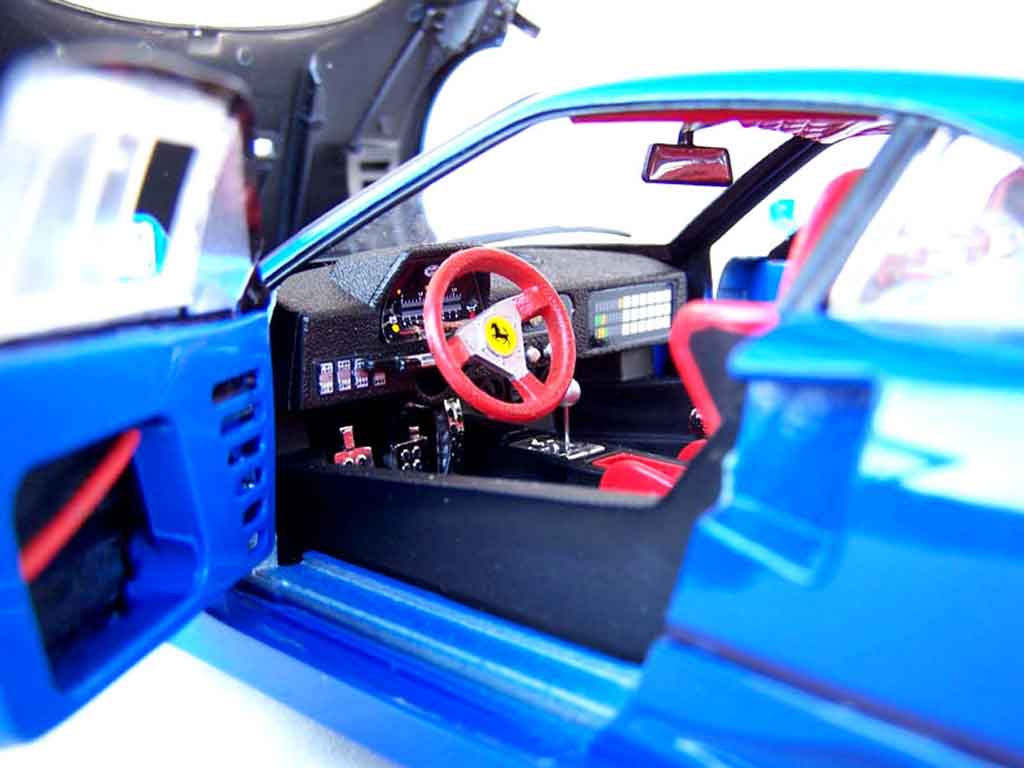 Ferrari F40 Coupe stradale blue rfr sport 1/18 Burago