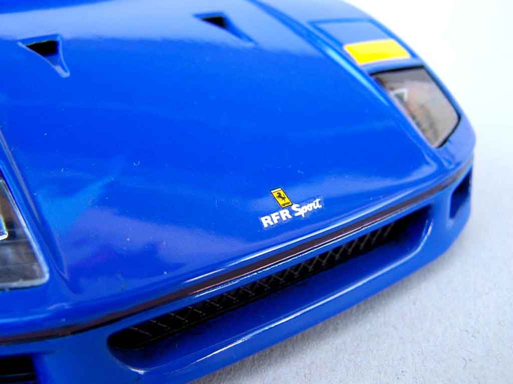 Ferrari F40 Coupe stradale blue rfr sport 1/18 Burago