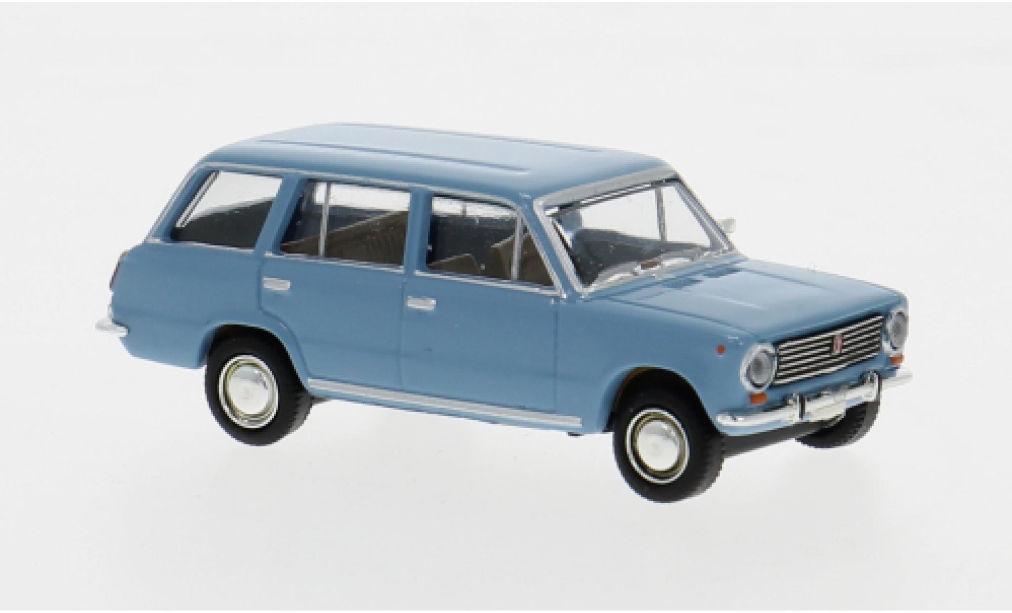 Fiat 124 1/87 Brekina Familiare blue 1966 1:87 diecast model cars