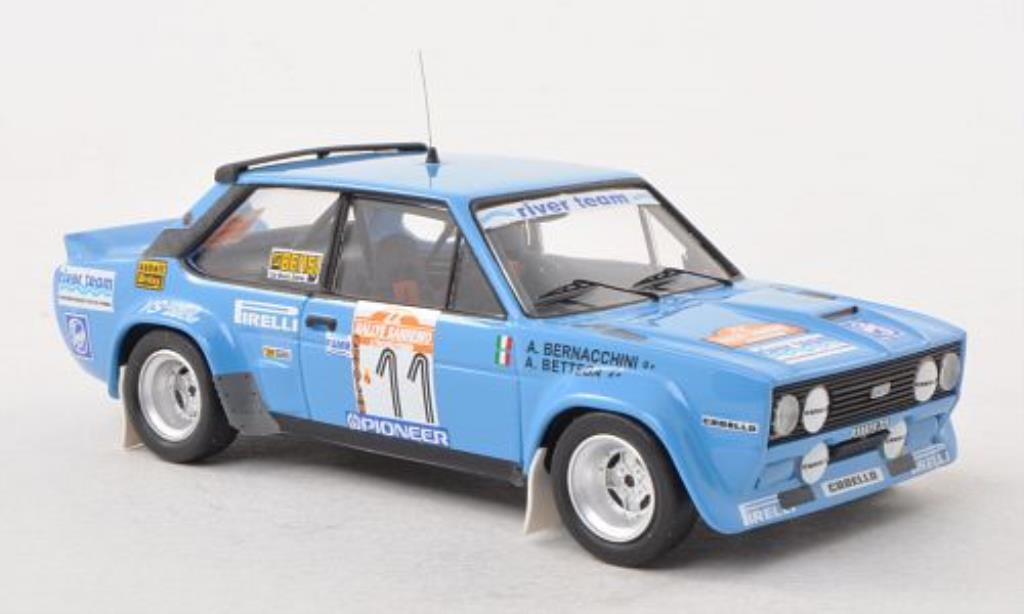 Fiat 131 Abarth 1/43 Trofeu Abarth No.11 River Team Rally San Remo 1980 /A.Bemacchini diecast model cars