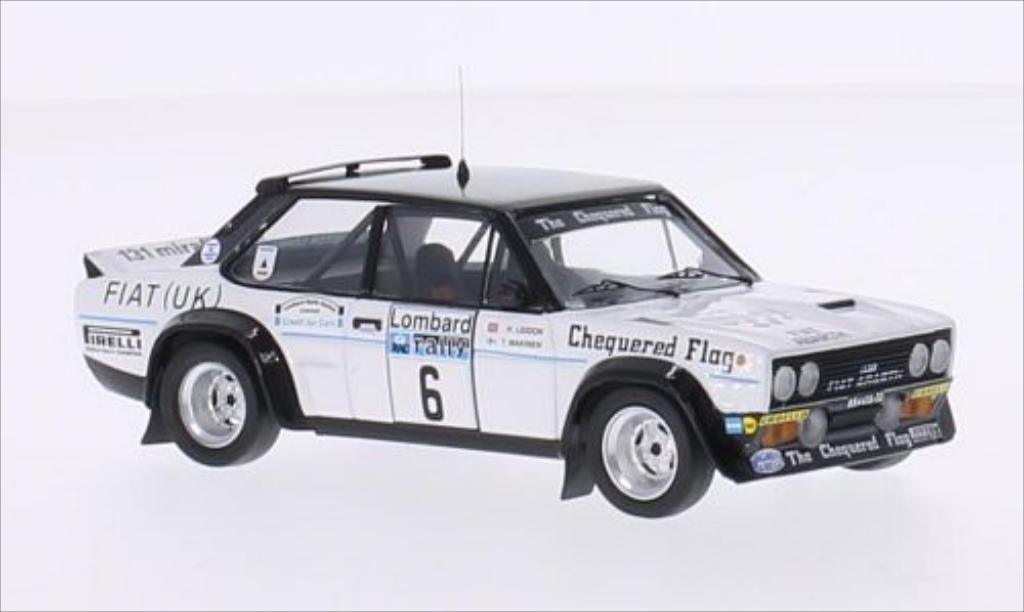 Fiat 131 Abarth 1/43 Trofeu Abarth No.6 Chequered Flag RAC Rally 1977 /H.Liddon diecast model cars