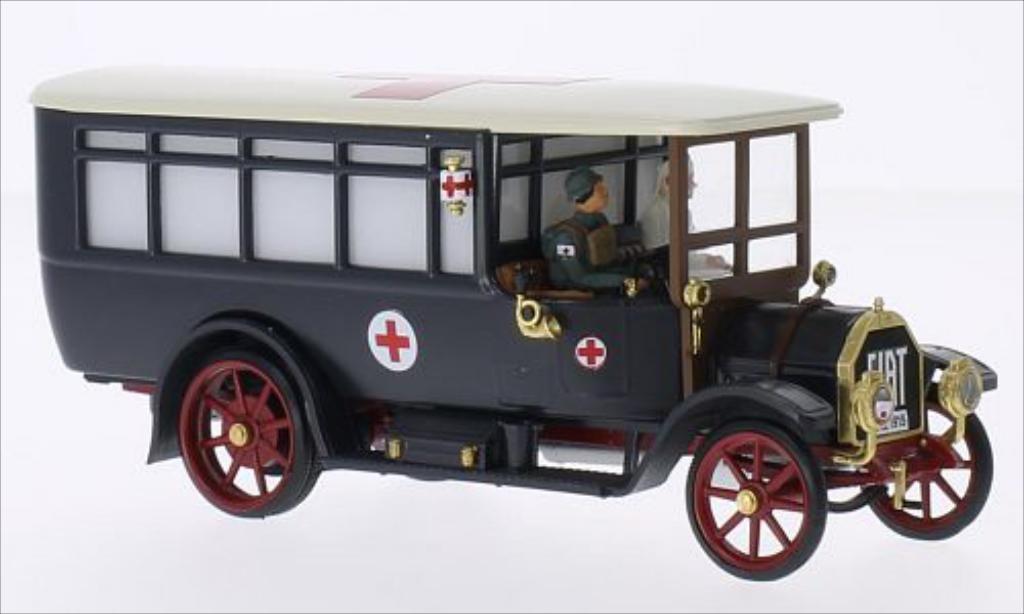 Fiat 18 1/43 Rio BL Autobus RHD Croce Rossa diecast model cars