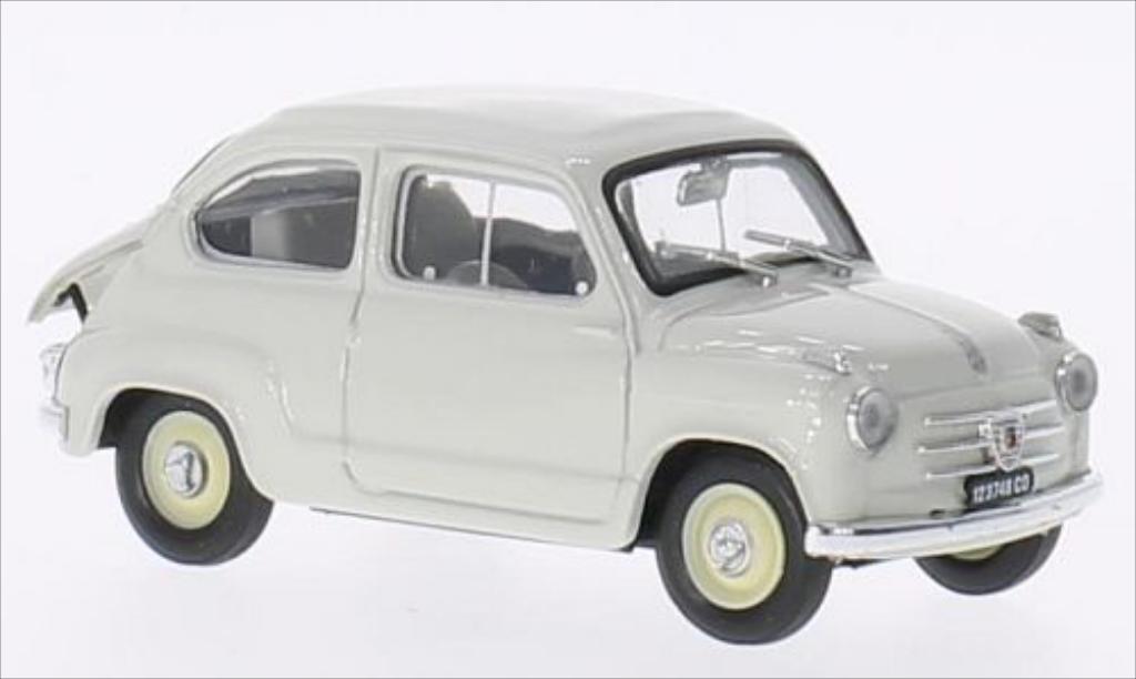 Fiat 600 1/43 Brumm grey 1956 diecast model cars