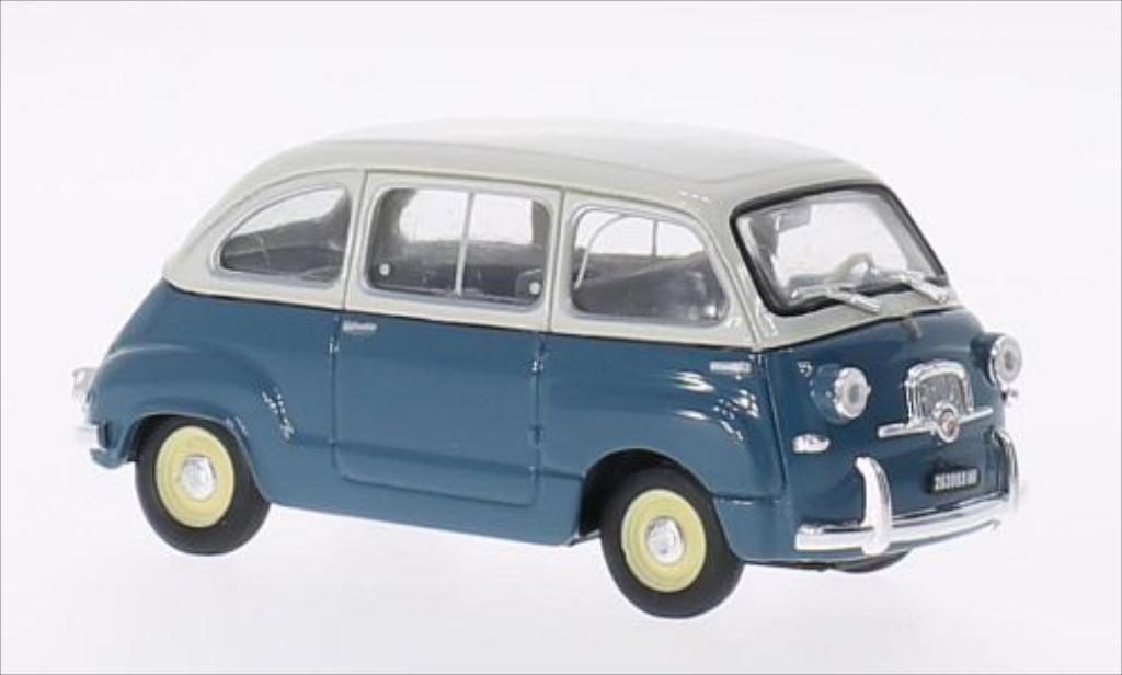 Fiat 600 1/43 Brumm Multipla blue/grey 1956 diecast model cars