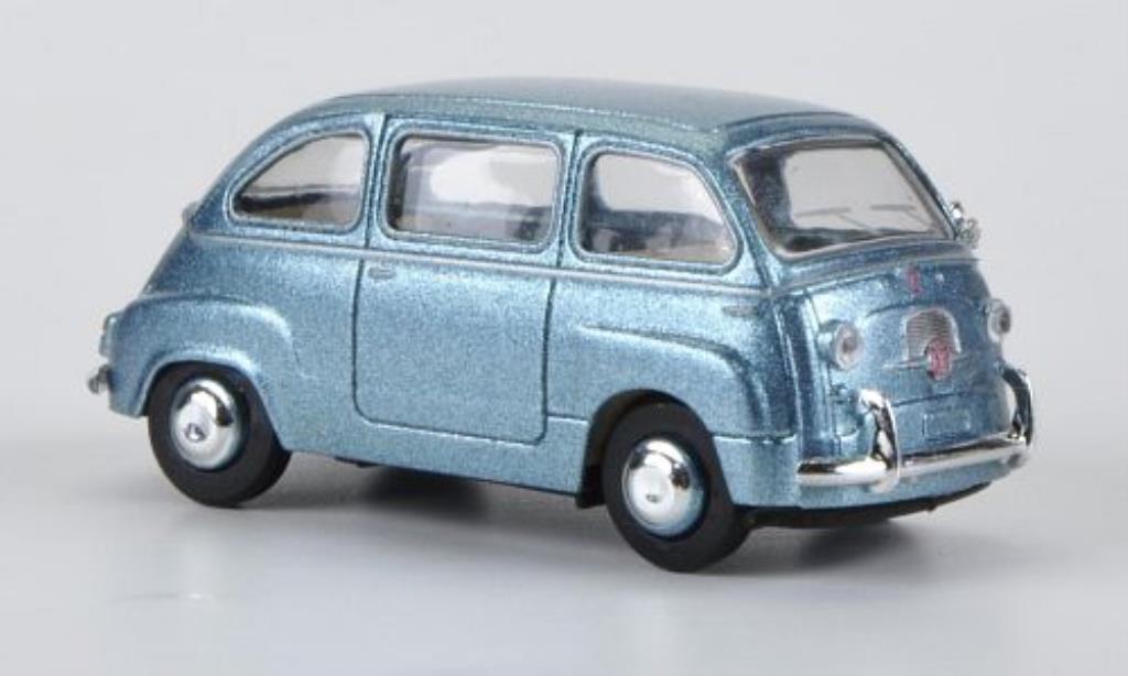 Fiat 600 1/87 Brekina Multipla blue diecast model cars