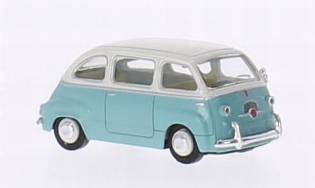 Fiat Multipla 1/87 Brekina turkis/white diecast model cars