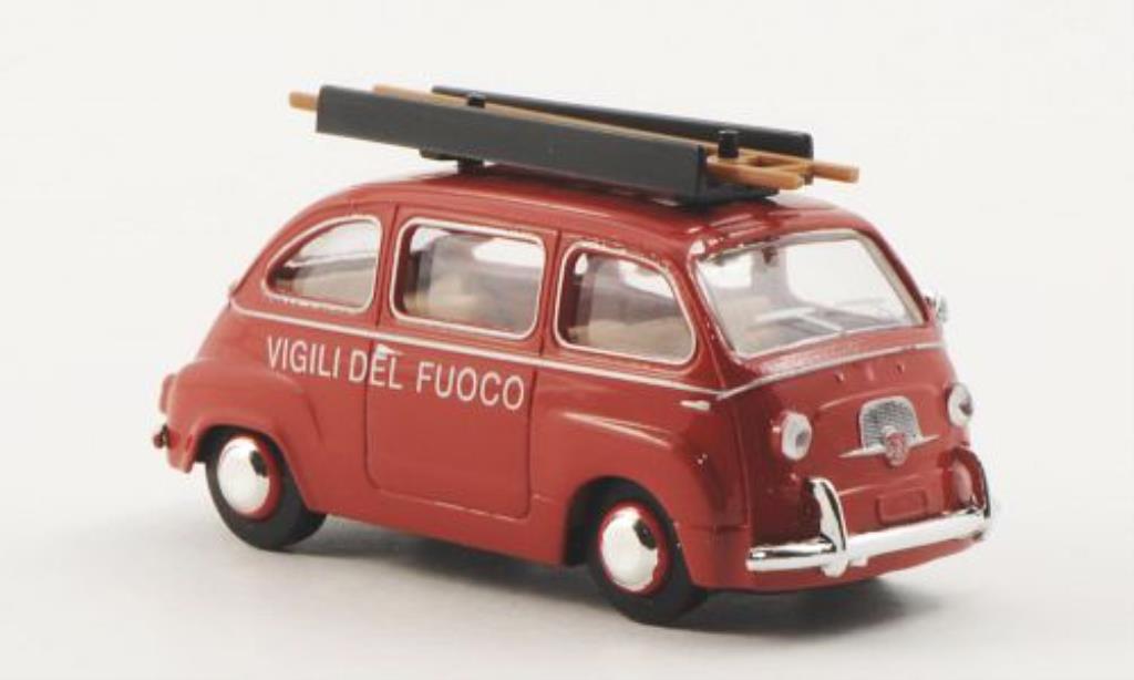 Fiat Multipla 1/87 Brekina Vigili del Fuoco diecast model cars
