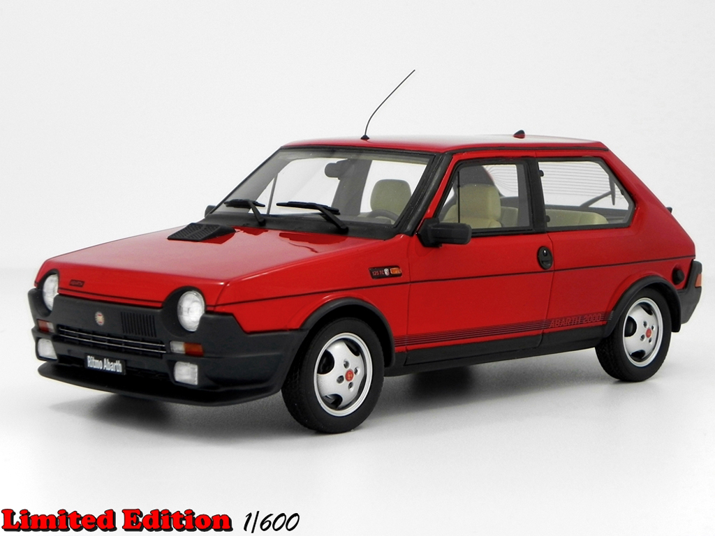 Fiat Ritmo 125 TC 1/18 Laudoracing Models 125 TC Abarth LM089 red diecast model cars