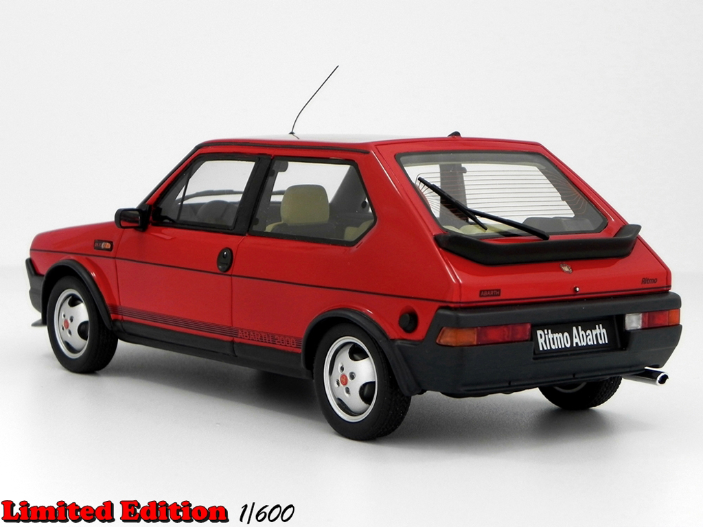 Fiat Ritmo Abarth LM089 red 1/18 Laudoracing Models