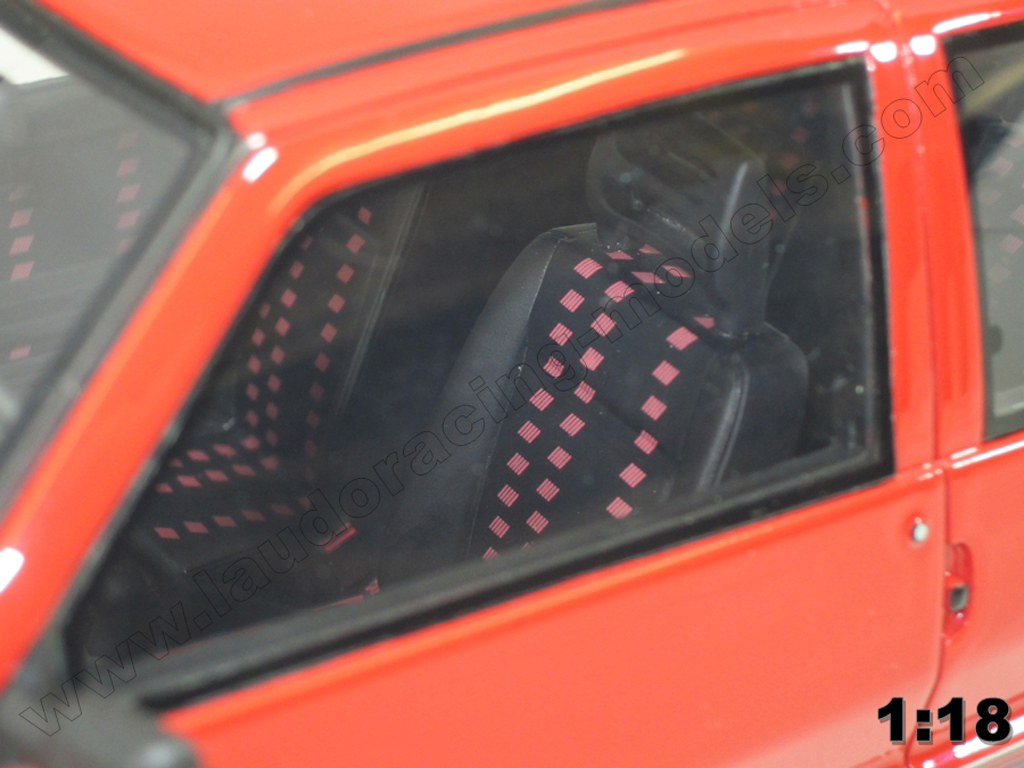 Fiat Uno Turbo i.e. LM088 red 1987 1/18 Laudoracing Models