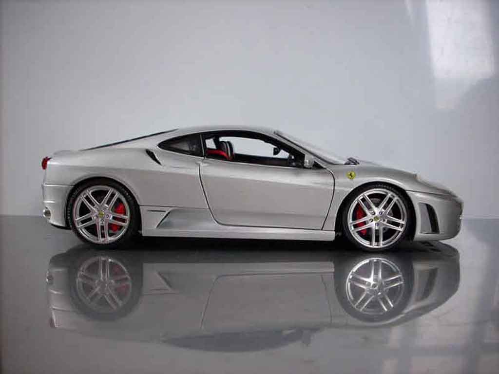 Ferrari F430 Coupe grey 1/18 Hot Wheels