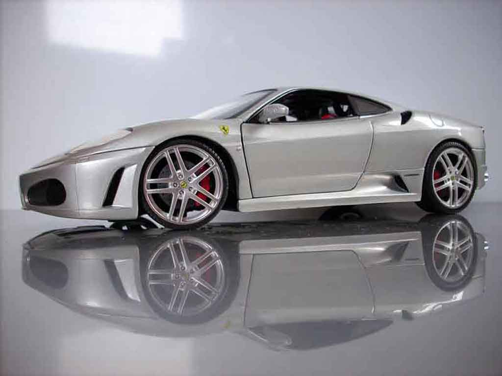 Ferrari F430 Coupe grey 1/18 Hot Wheels