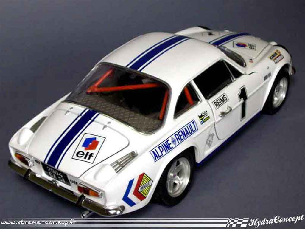Alpine A110 rallye monte carlo historique 2007 1/18 Burago