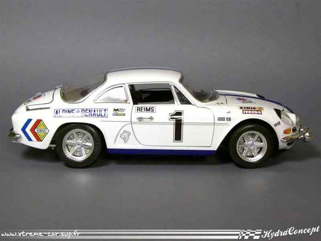 Alpine A110 rallye monte carlo historique 2007 1/18 Burago
