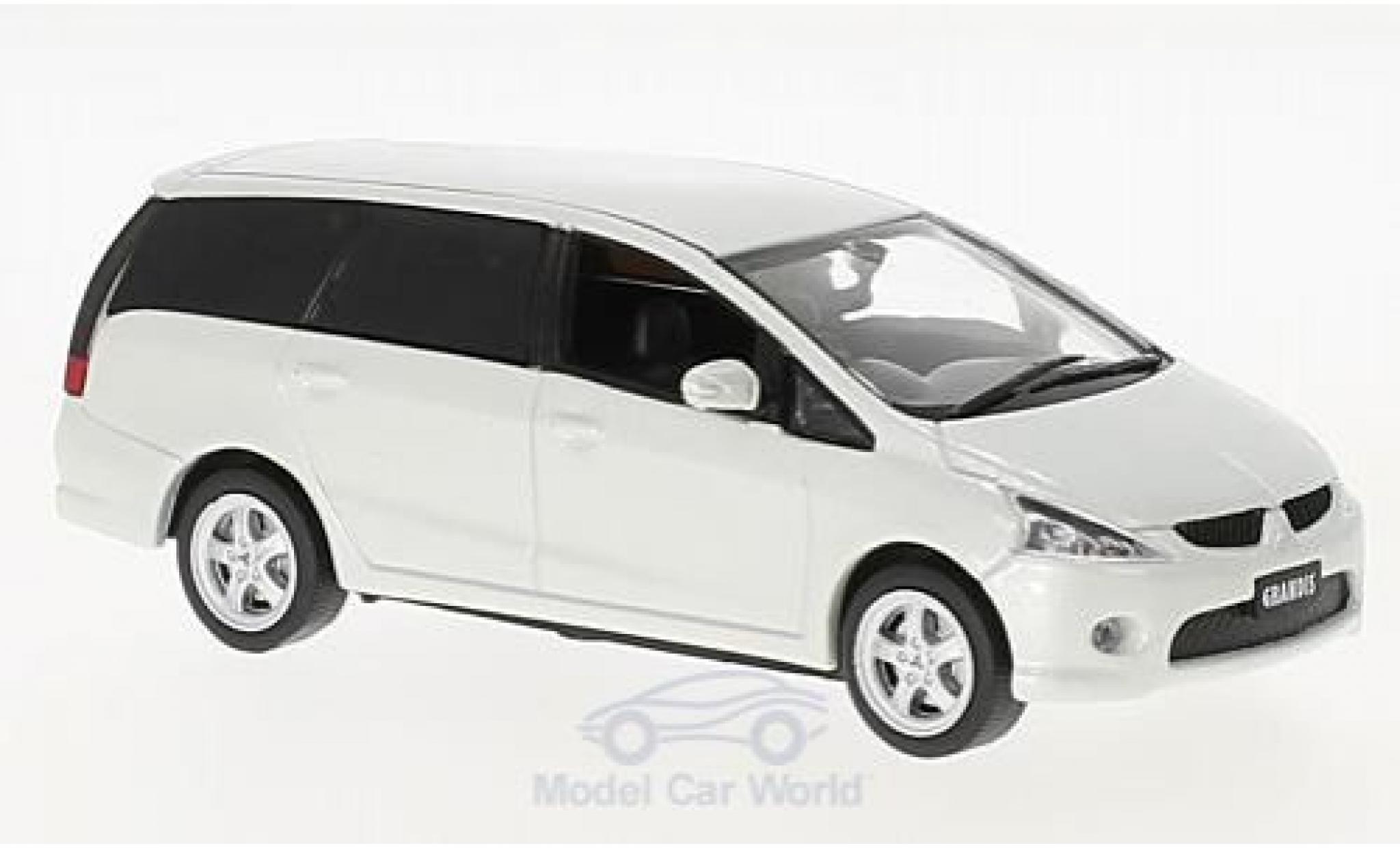 Mitsubishi Grandis 1/43 First 43 Models metallic white RHD 2003 diecast model cars
