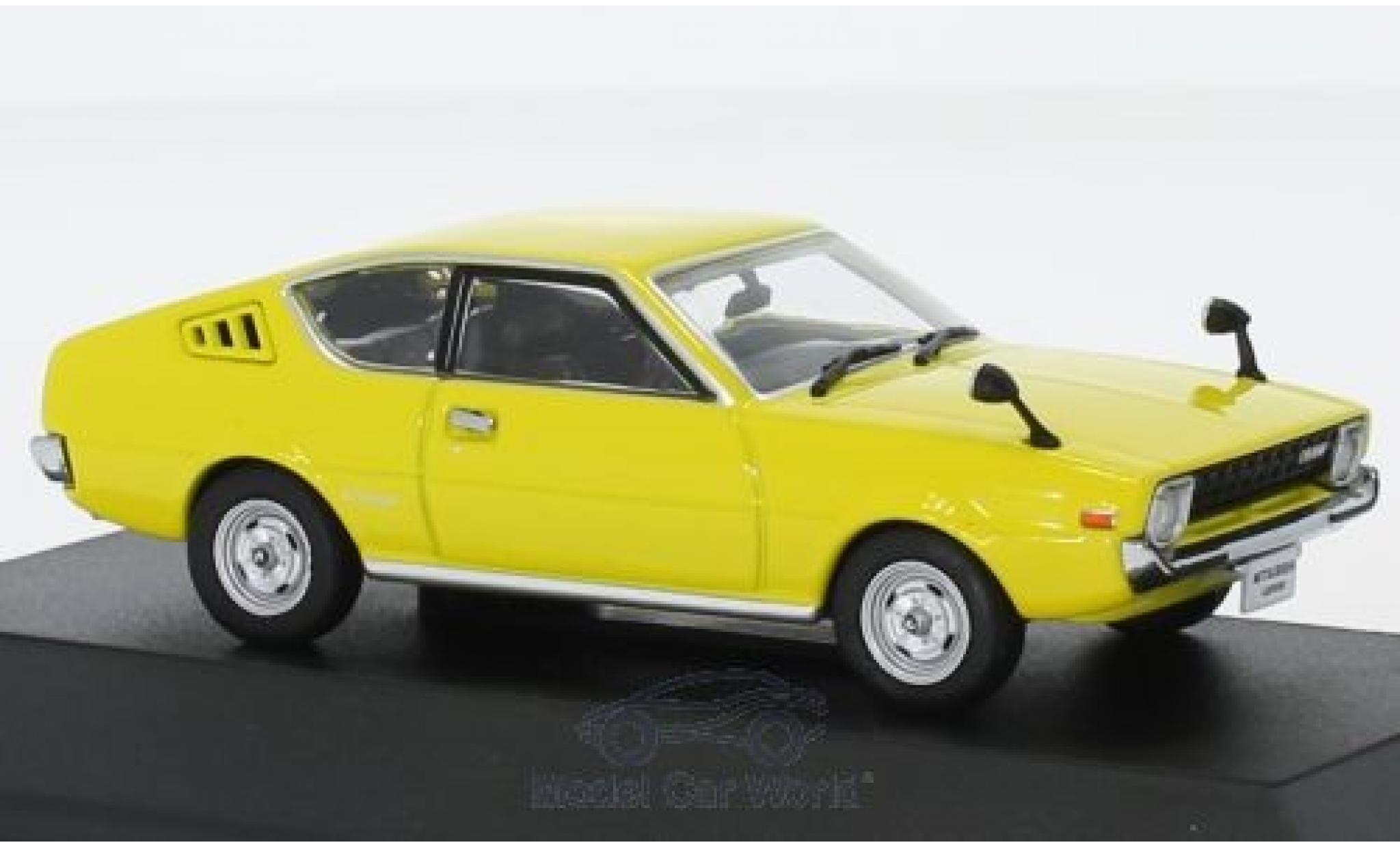Mitsubishi Lancer 1/43 First 43 Models Celeste yellow RHD 1975 diecast model cars