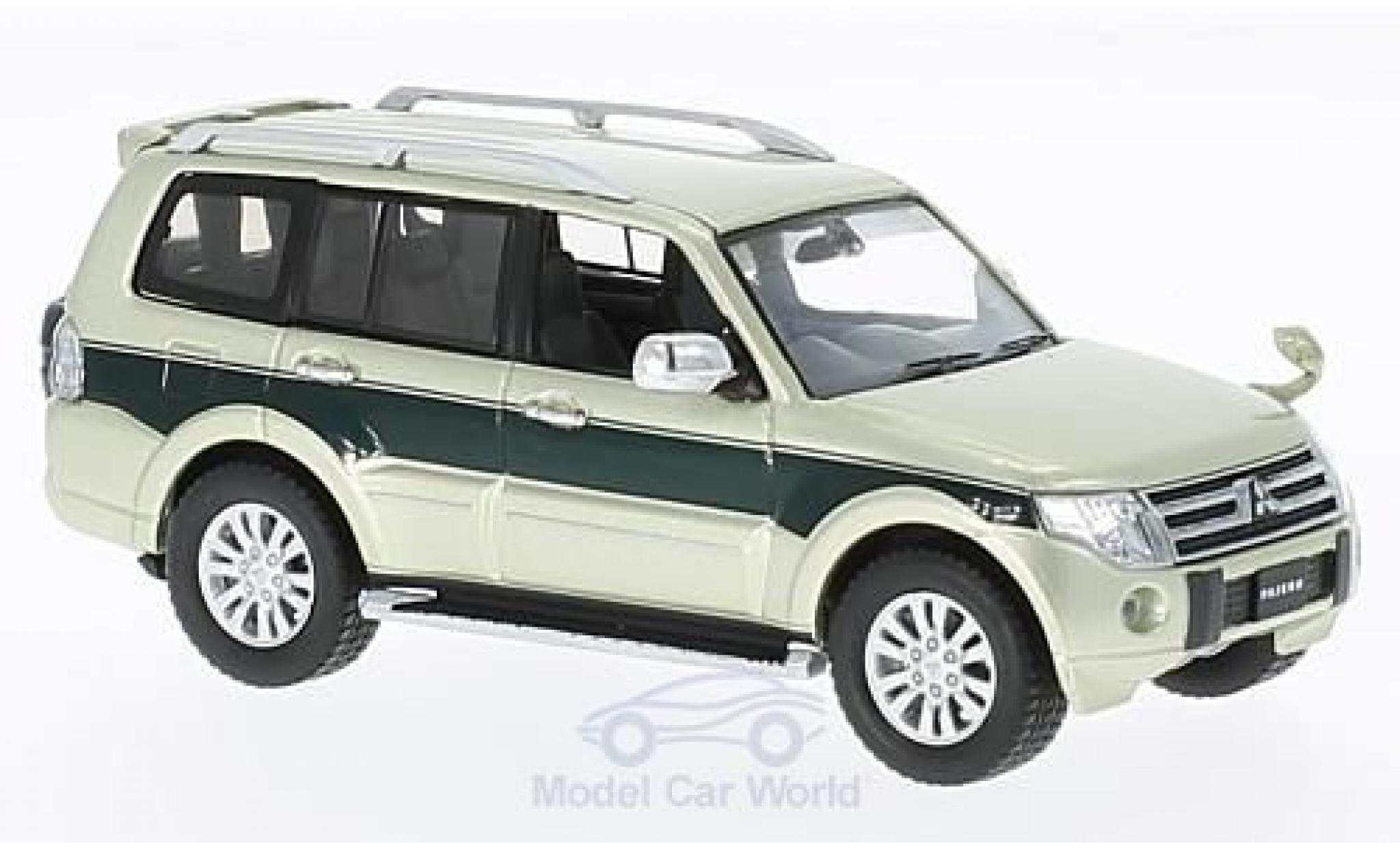 Mitsubishi Pajero 1/43 First 43 Models 4WD metallic green/green RHD 2010 diecast model cars