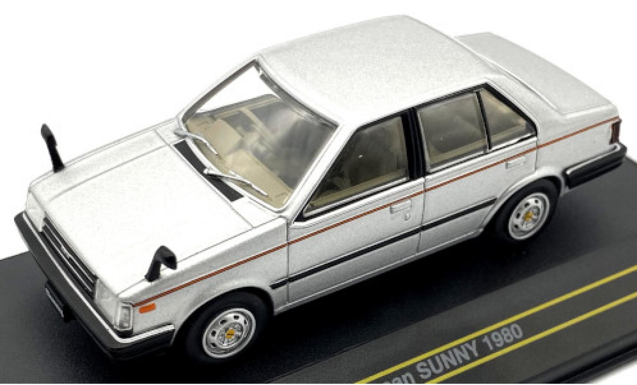 Nissan Sunny 1/43 First 43 Models grey/Dekor RHD 1980 diecast model cars