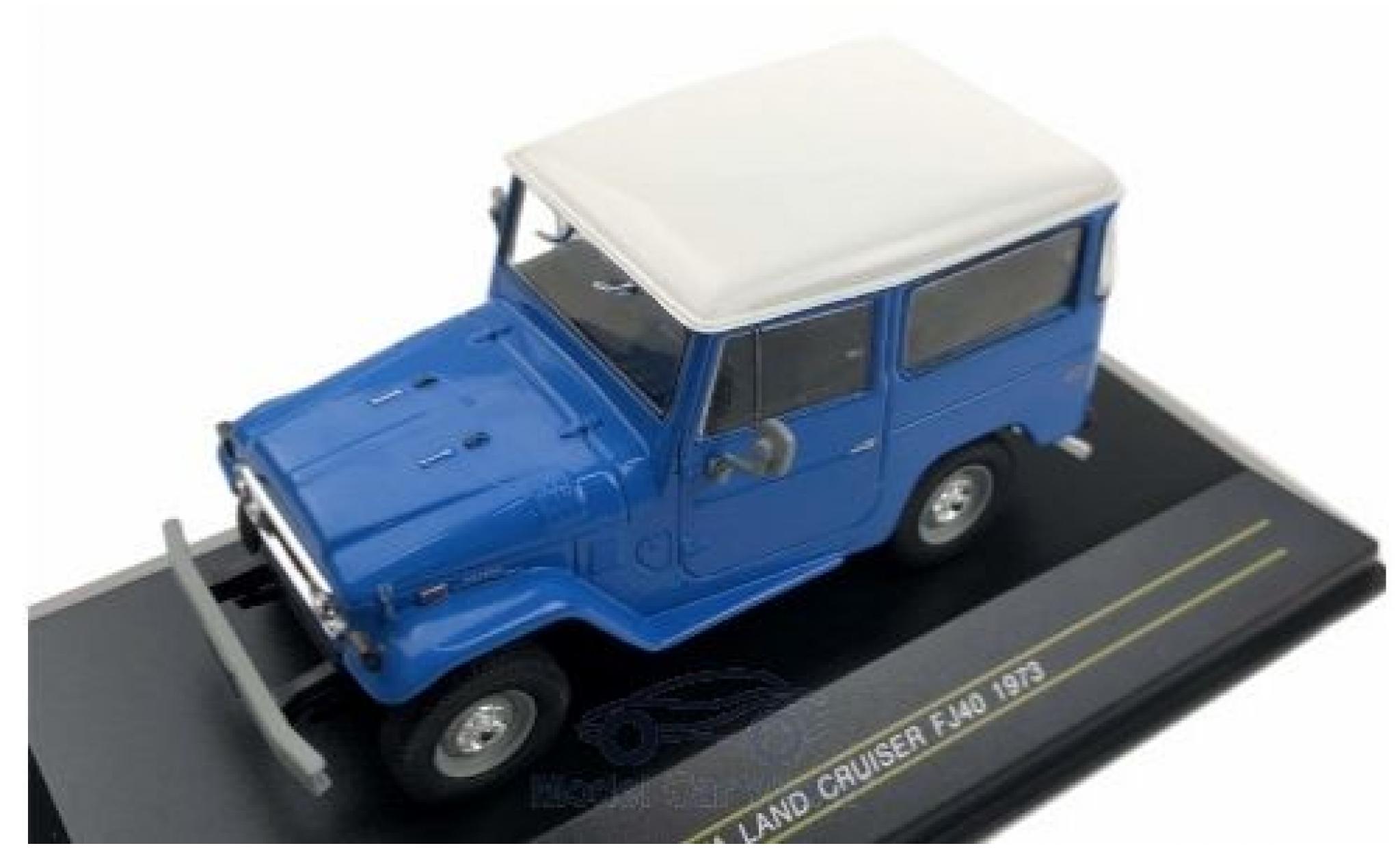Toyota Land Cruiser 1/43 First 43 Models FJ 40 blue 1973 diecast model cars