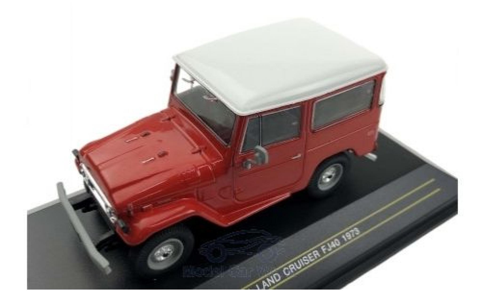 Toyota Land Cruiser 1/43 First 43 Models FJ 40 red/white 1973 diecast model cars