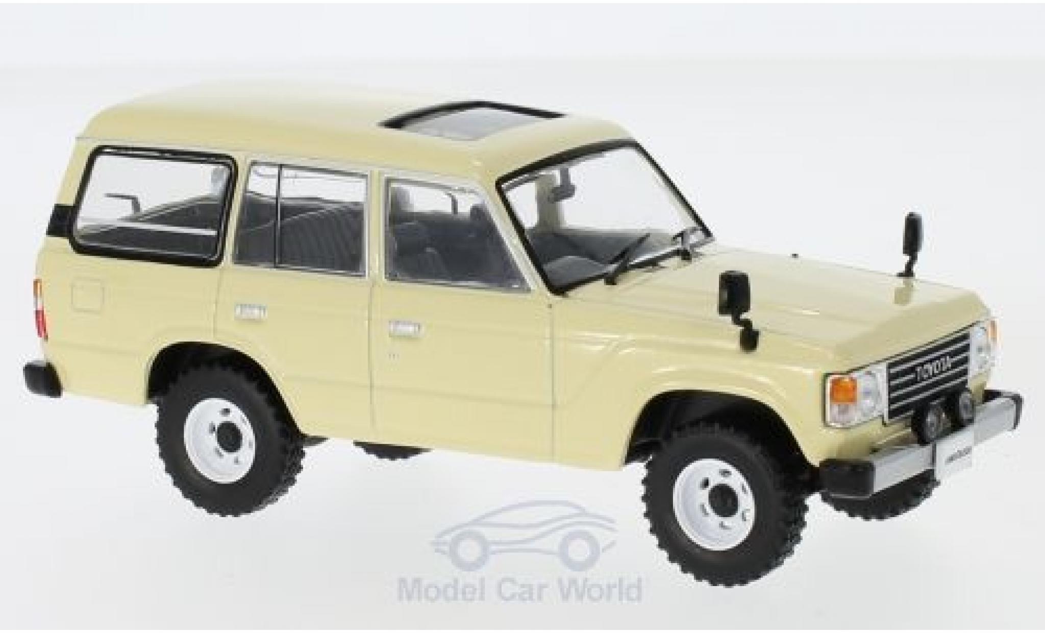 Toyota Land Cruiser 1/43 First 43 Models LC60 beige RHD 1982 diecast model cars