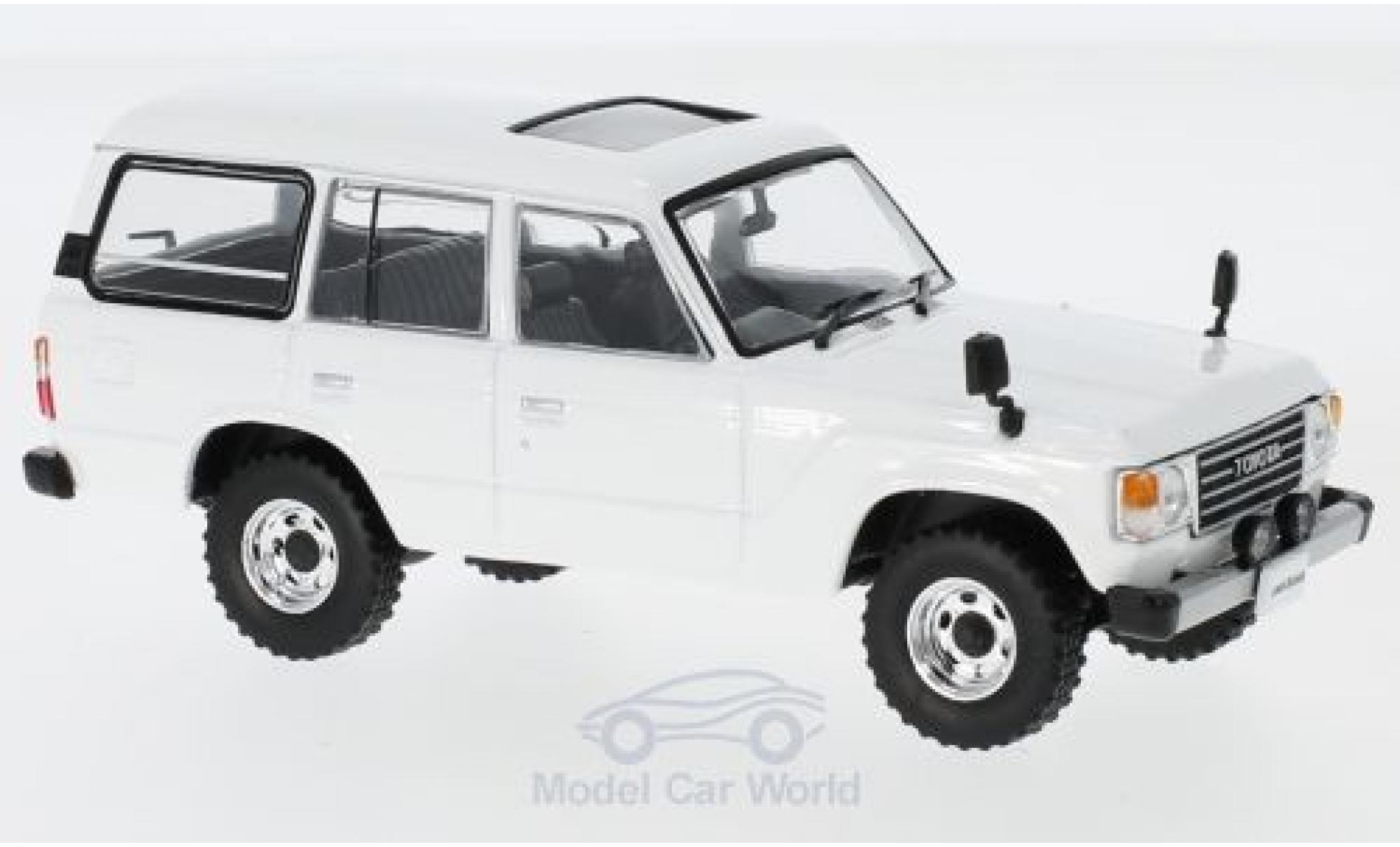 Toyota Land Cruiser 1/43 First 43 Models LC60 white RHD 1982 diecast model cars