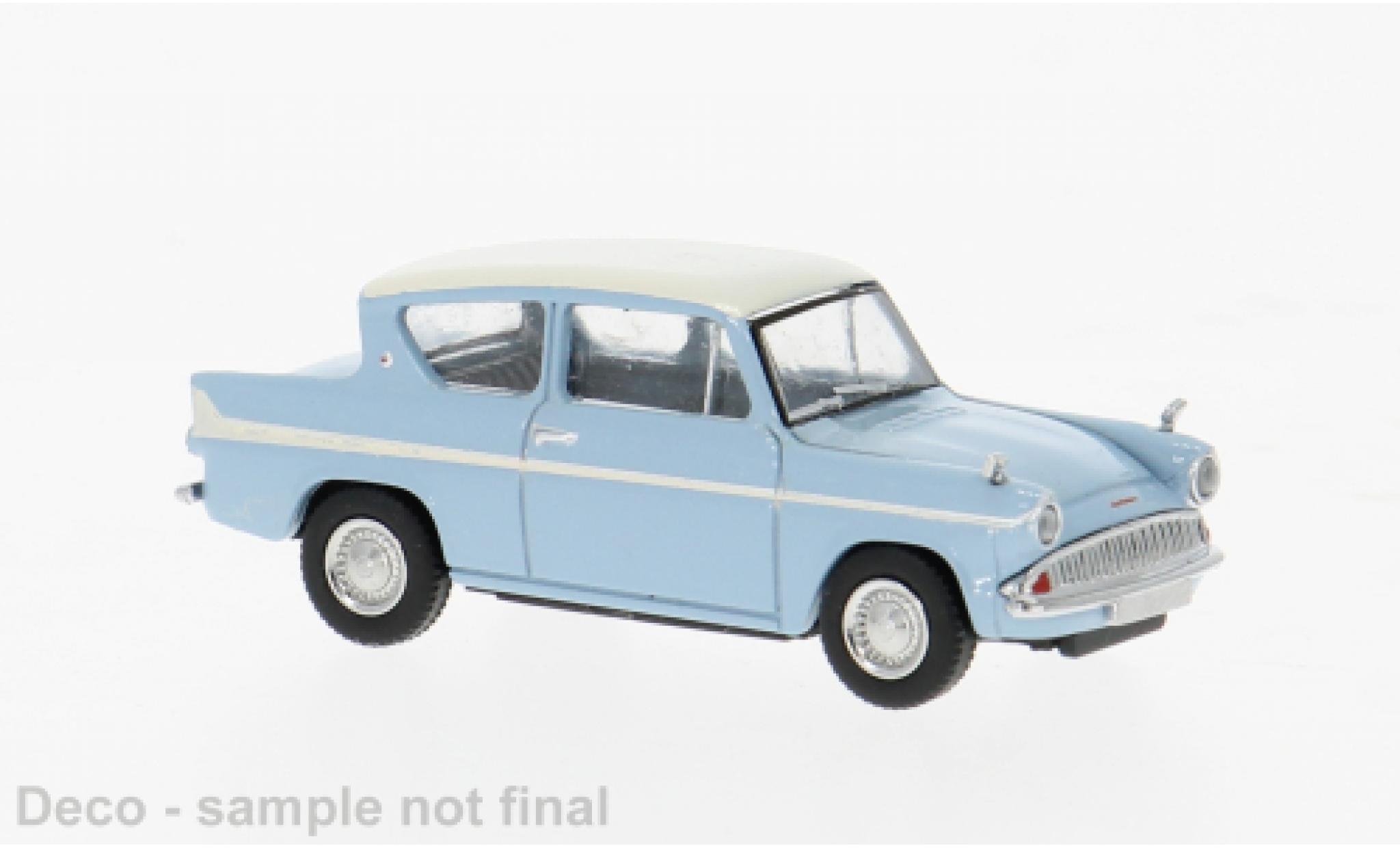 Ford Anglia 1/87 Brekina blue/white 1959 1:87 diecast model cars