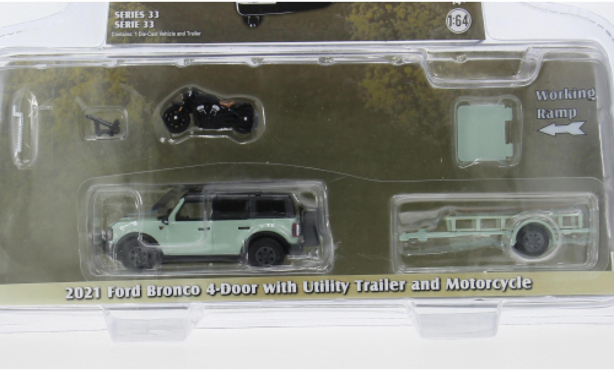 Ford Bronco 1/64 Greenlight grey 2021 1:64 diecast model cars