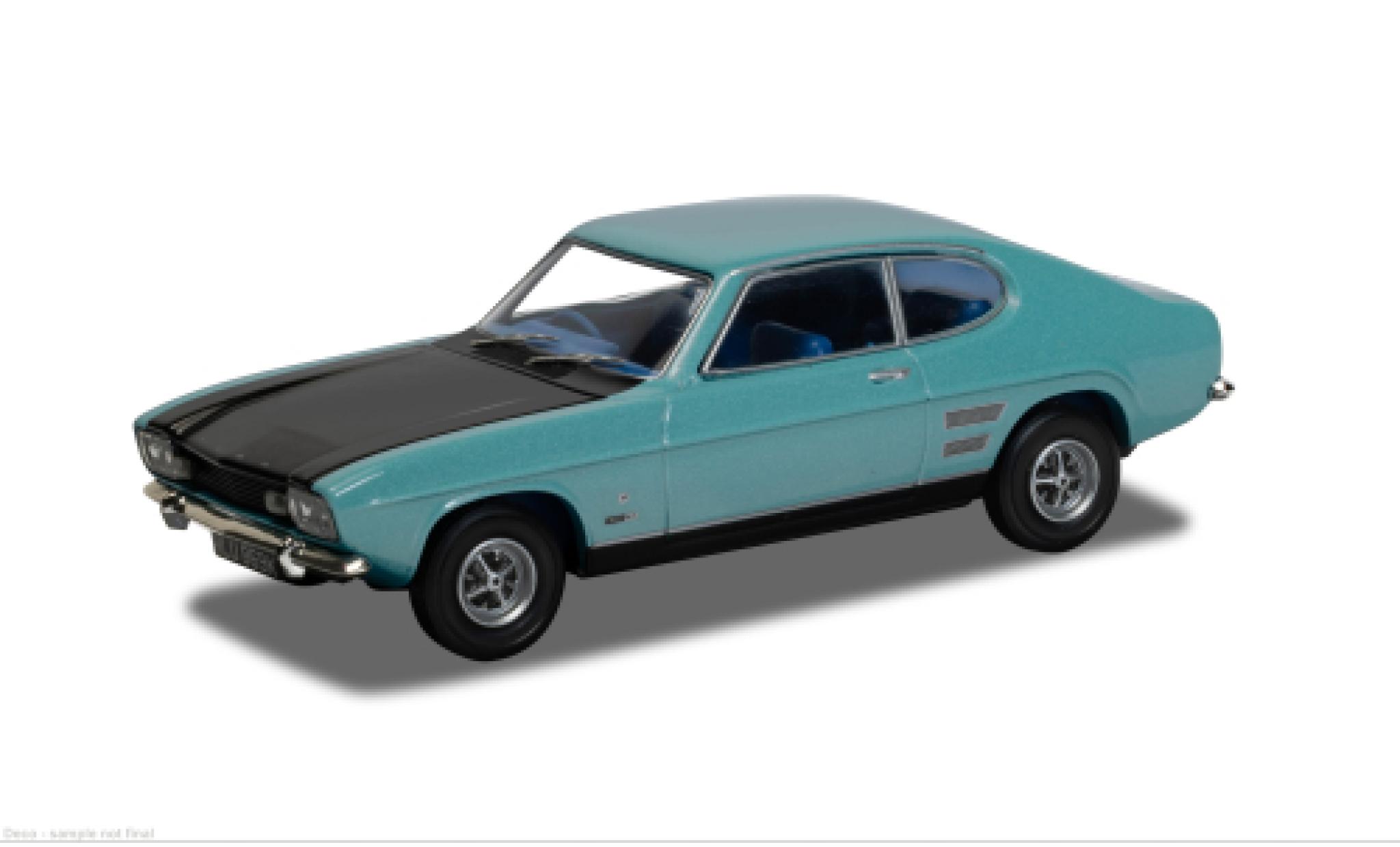 Ford Capri 1/43 Vanguards MK I t&uuml;rkis/black 1:43 diecast model cars