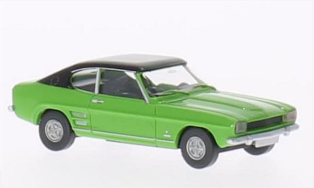 Ford Capri 1/87 Wiking MK I grun/black diecast model cars