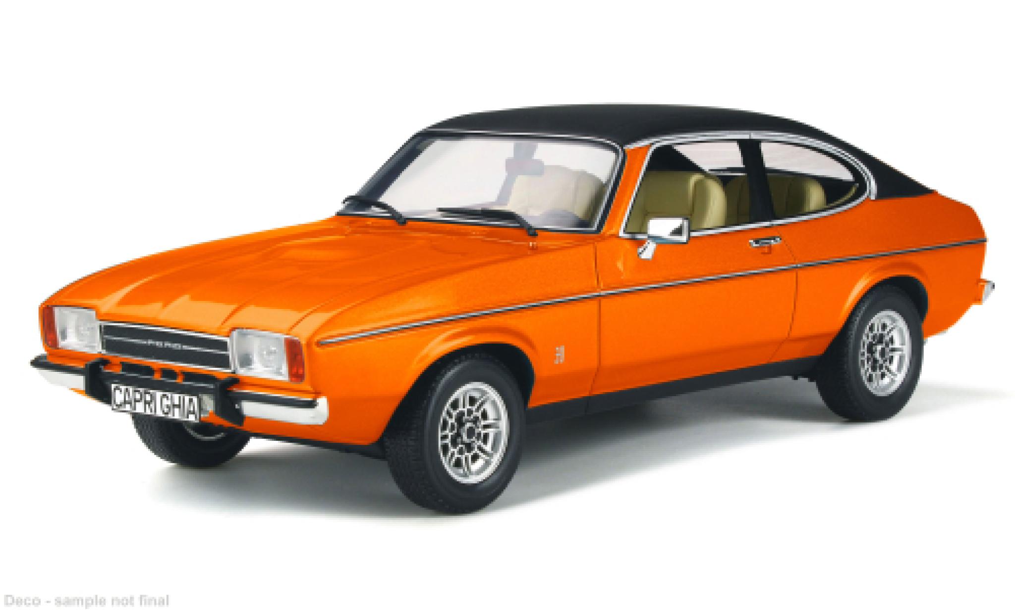 Ford Capri 1/18 Ottomobile MK II 3.0L V6 Ghia orange/black 1974 1:18 diecast model cars