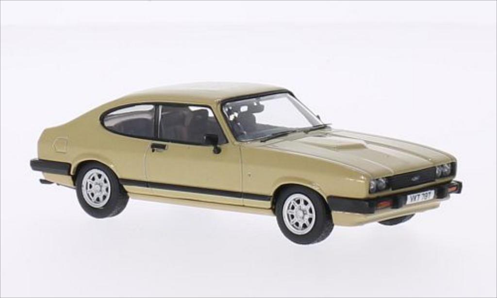Ford Capri 1/43 Vanguards Mk3 3.0 Ghia gold RHD diecast model cars