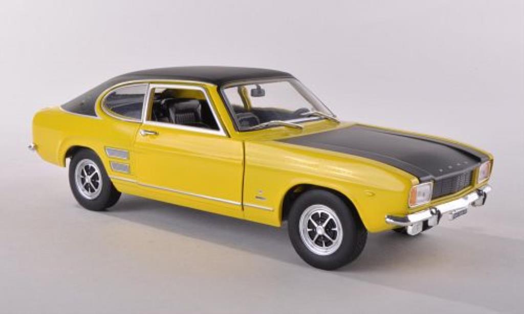 Ford Capri 1/24 WhiteBox MKI 1700 GT XLR yellow/black 1970 diecast model cars