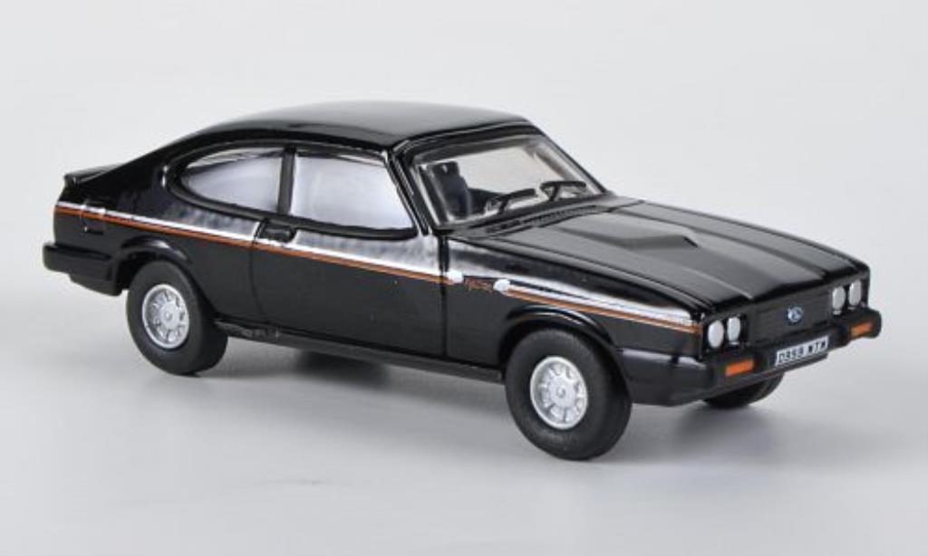 Ford Capri 1/76 Oxford MkIII 2.8 Injection black 1983 diecast model cars