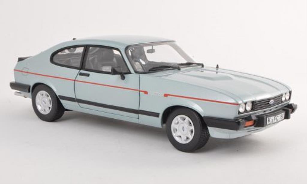 Ford Capri 1/18 Norev MkIII 2.8i grey-blue 1982 diecast model cars