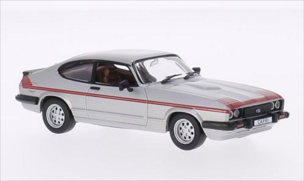 Ford Capri 1/43 WhiteBox MkIII GT4 grey/Dekor RHD 1980 diecast model cars
