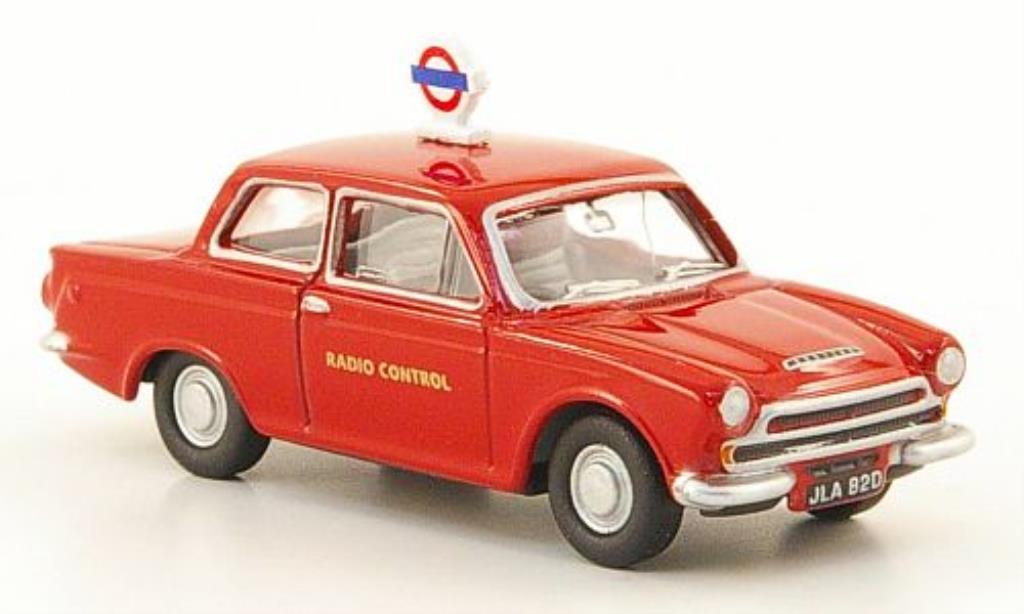 Ford Cortina 1/76 Oxford MKI London Transport red diecast model cars