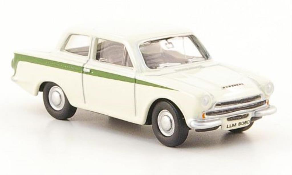 Ford Cortina 1/76 Oxford MKI white diecast model cars