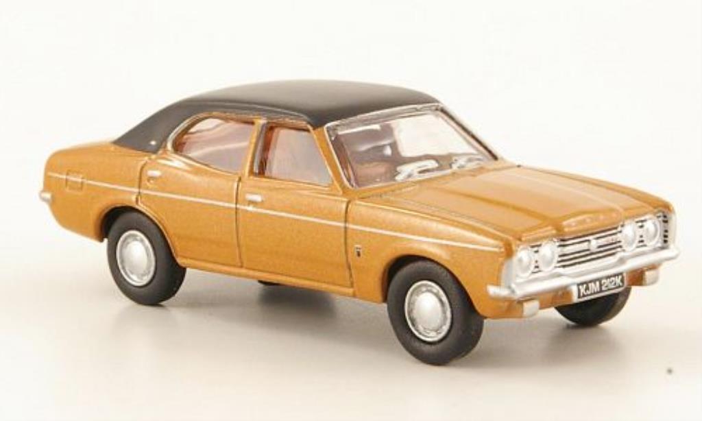 Ford Cortina 1/76 Oxford MkIII GXL brown/black diecast model cars