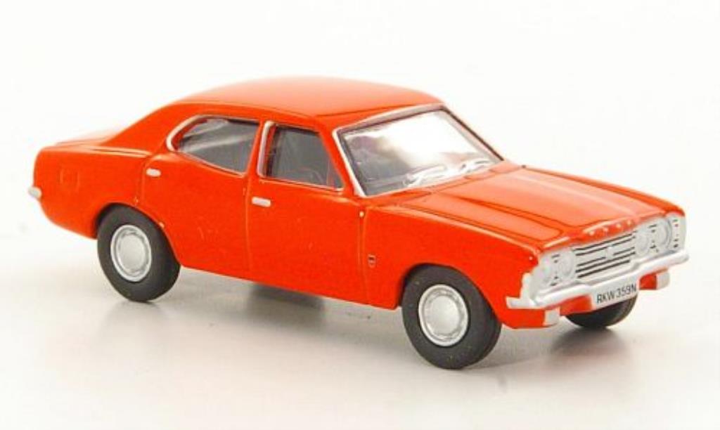 Ford Cortina 1/76 Oxford MkIII red diecast model cars