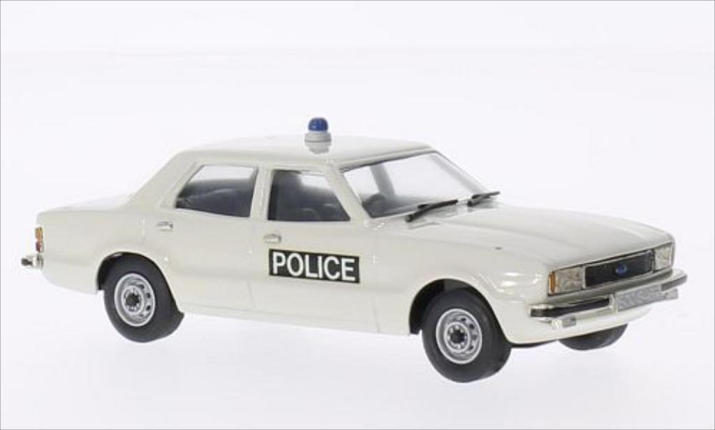 Ford Cortina 1/43 Brooklin MKIV Essex Police white 1976 diecast model cars