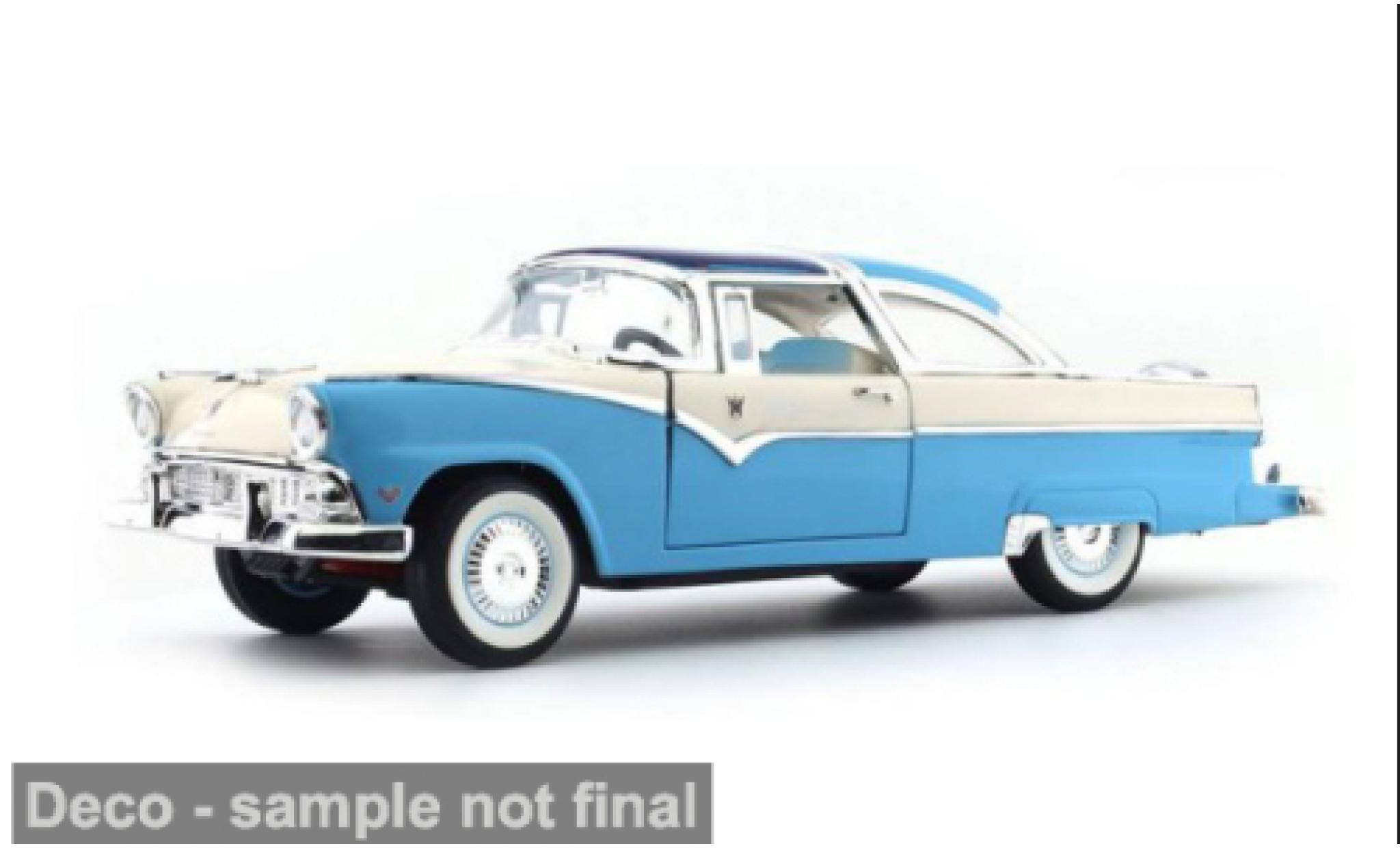 Ford Crown 1/18 Lucky Die Cast Victoria blue/white 1955 1:18 diecast model cars