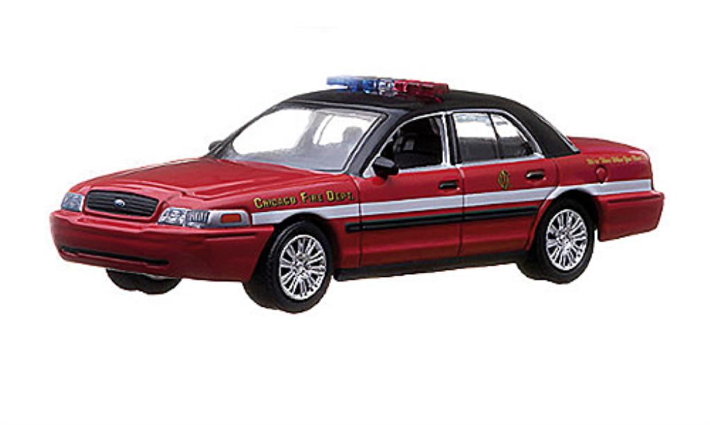 Ford Crown 1/64 Greenlight Victoria Chicago Fire Department Fire brigade (USA) diecast model cars