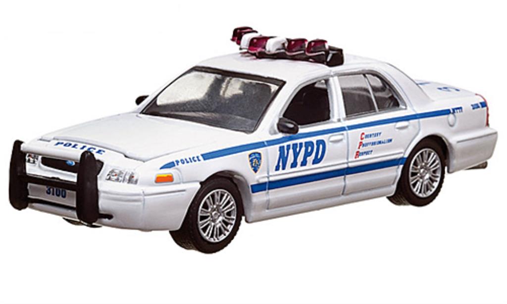 Ford Crown 1/64 Greenlight Victoria Police Interceptor NYPD Police (USA) 2008 diecast model cars