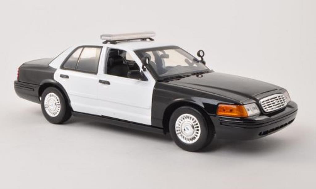 Ford Crown 1/18 Motormax Victoria Police Interceptor white/black Police (USA) diecast model cars
