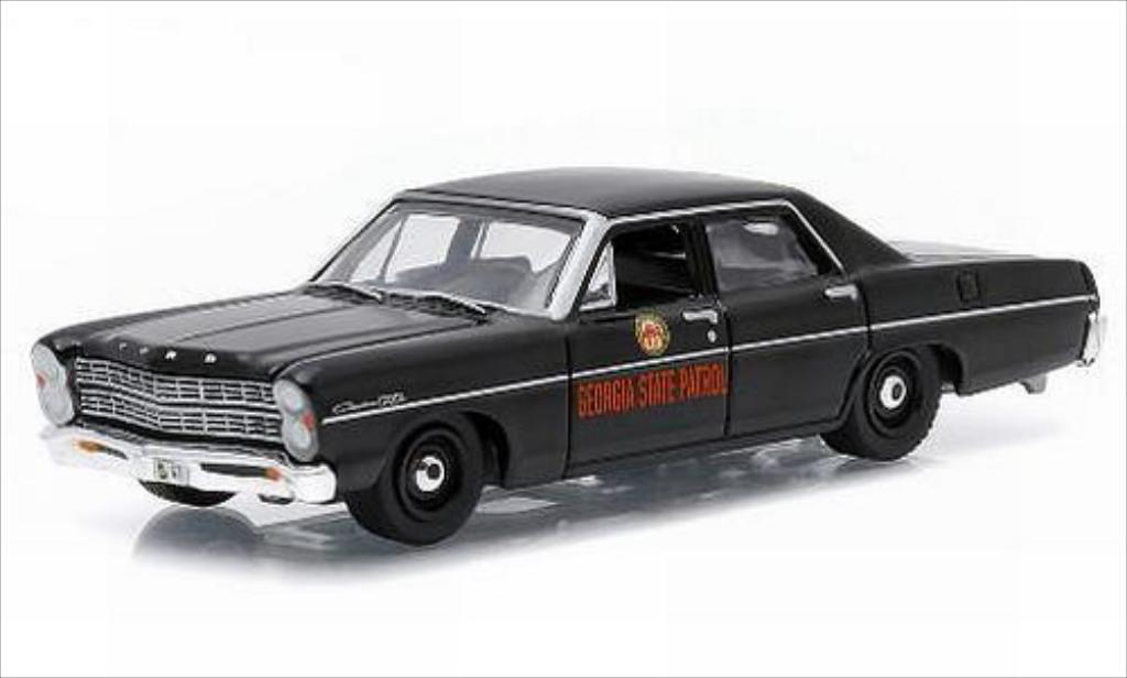 Ford Custom 1/64 Greenlight Georgia State Patrol 1967 diecast model cars