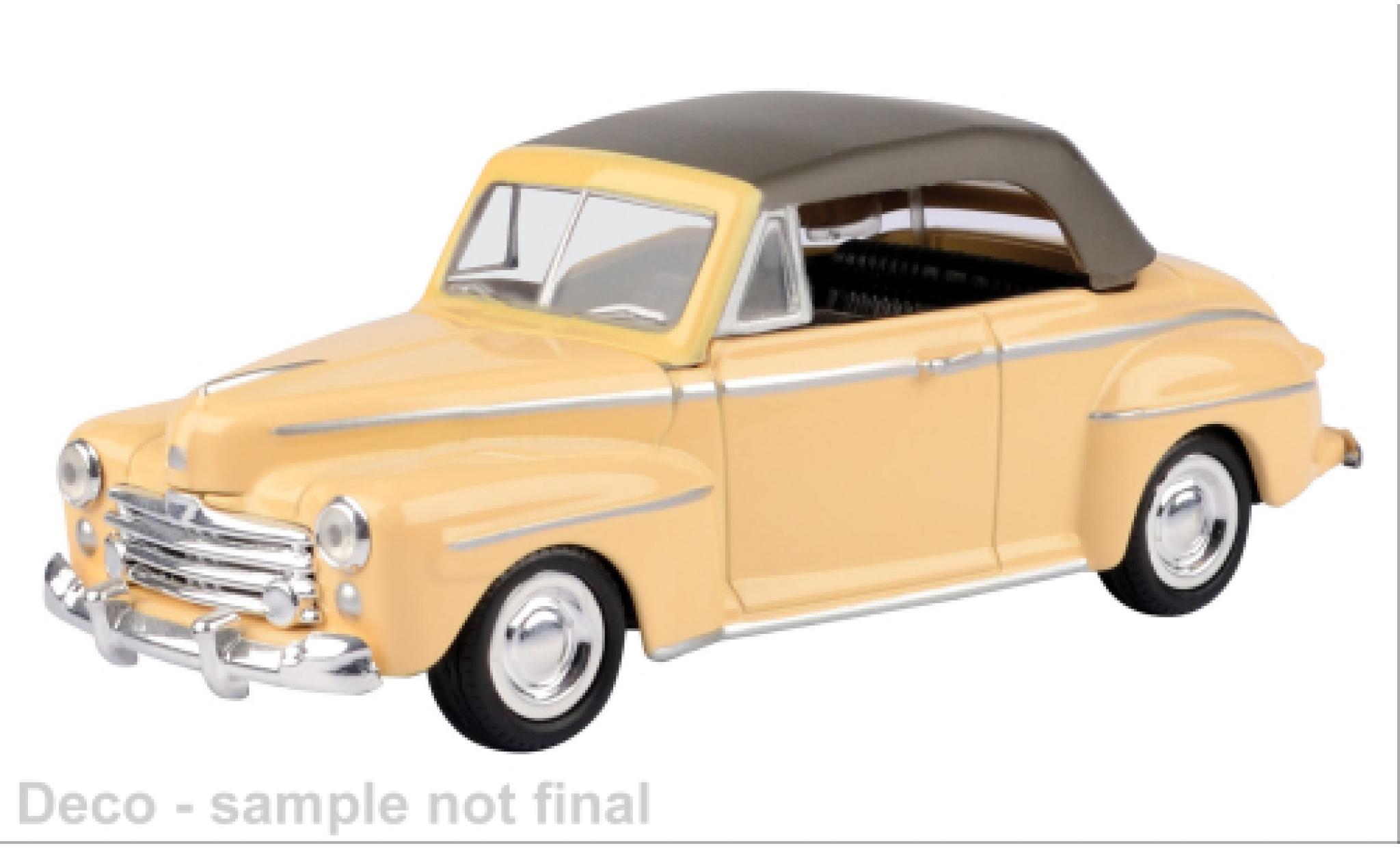 Ford Deluxe 1/43 Motormax yellow/black 1948 1:43 diecast model cars